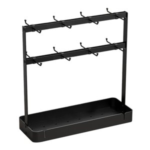 Magideal - Soporte Para Taza De Café, Estante Para De Tazas, Almacenamiento De Exhibición De Mostrador, Con Soporte De Base De Almacenamiento Para Estación