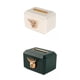 thumbnail image 1 of 2x Servilleteros De Papel Cabeza De Ciervo Escultura Caja De Pa?uelos Blanco Verde, 1 of 6