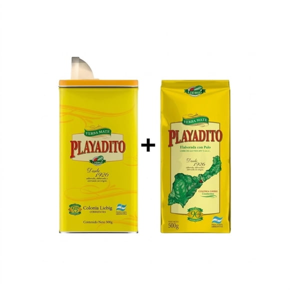 Lata Yerba Mate Playadito 500 G