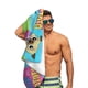 thumbnail image 5 of Chip y Potato Toalla de playa de secado rápido con diseño temático, regalo para mujeres y niñas, ideal para cumpleaños, fans, amantes de la música, uso en la playa o al aire libre, 78 × 180 cm, 5 of 6