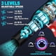 thumbnail image 5 of Actualización Soplador de Chorro Seco para Manualidades*Hombre Batería de 20V, Presión de Viento de 400g, Alta Potencia 500W, Plumero de Aire Comprimido Inalámbrico Reemplaza Lata de Aire Comprimi..., 5 of 7
