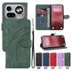 thumbnail image 4 of Funda tipo cartera con tapa para Nothing Phone 4A Pro con tarjetero, soporte y cubierta magnética Verde, 4 of 5