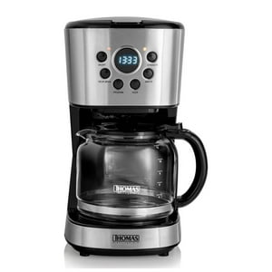 Thomas - Cafetera Electrica 1.8L 900W Jarra De Vidrio Th-141