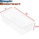 thumbnail image 2 of Organizador de almacenamiento simple para artículos del hogar, despensa, papelera transparente, 4 unidades, 2 of 7