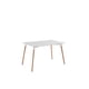 thumbnail image 1 of Mesa De Comedor Nordica Escadinava Blanca, 1 of 3
