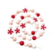 thumbnail image 1 of Guirnalda Navideña Con Pompones Rojos Y Blancos Para Celebraciones En La Repisa Del Restaurante, 1 of 5