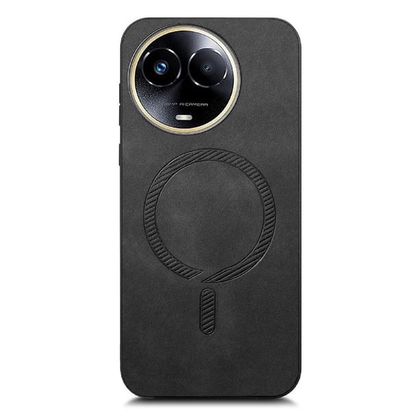 Magnetic Slim Case for Realme 11 5G with Camera Guard & Anti-Scratch Back Black