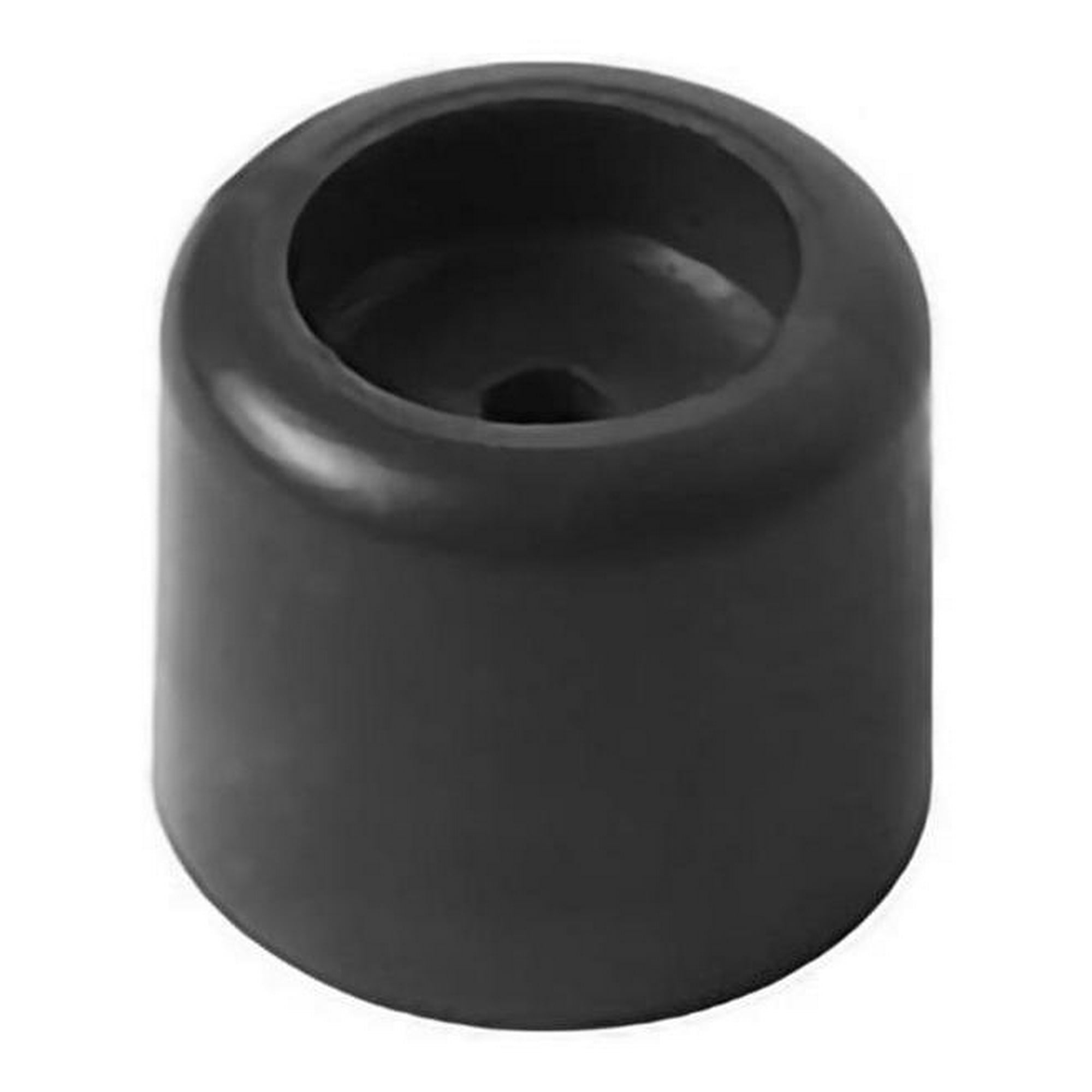Tope De Puerta Pvc Redondo 40mm Negro 20 Unidades Dvp