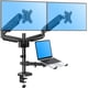 thumbnail image 1 of Soporte para monitor y portátil MOUNTUP Dual para 2 personas de hasta 27 pulgadas, 1 of 9