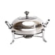 thumbnail image 2 of Stockpot - Calentador De Alimentos Redondo Con Tapa Transparente Portátil Para Camping, Restaurante, Cocina, Color Plateado, 2 of 5