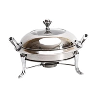 Magideal - Bandeja Para Calentar Alimentos, Plato Para Frotar, Multiusos Con Estante, Olla Caliente Shabu Shabu, Estufas De Alcohol Para Acampar, Olla Común Para Plata