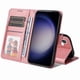 thumbnail image 4 of Funda Billetera para Samsung Galaxy S23 FE con Porta Tarjetas y Soporte Ajustable Rosa, 4 of 5