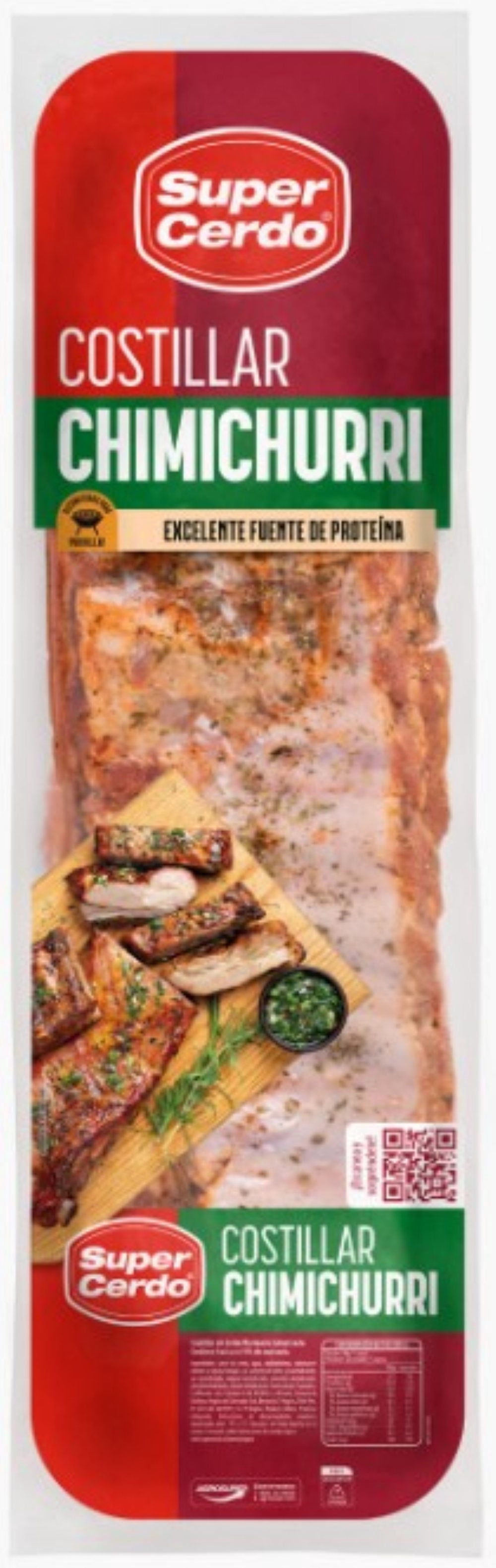 Costillar Chimichurri 1 kg Super cerdo