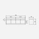thumbnail image 3 of Rack Bajo Colbun 2 Puertas 2 Cajones Olmo - Blanco, 3 of 9