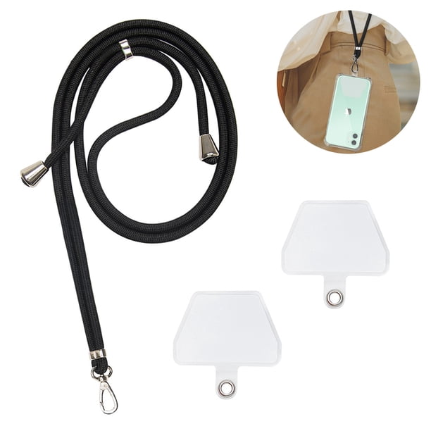 Dije universal para teléfono celular, cadena para teléfono celular, correa para el cuello, cordón, correa para el cuello, collares compatibles con la mayoría de los teléfonos inteligentes