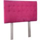thumbnail image 2 of Respaldo Cama Botone 1.5 Plaza Felpa Fucsia, 2 of 3