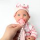 thumbnail image 2 of Muñeca Bebe Reborn Juguete Realista 35cm ROSA, 2 of 3