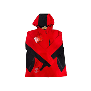 Genérico - Chaqueta Cortaviento Deportiva Ultra Liviana Micropolar Rojo, Talla Xxl