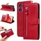 thumbnail image 5 of Funda con Cremallera para Motorola Edge 50 Fusion, Carcasa Cartera de Cuero PU con Soporte y Tarjetero, 5 of 5
