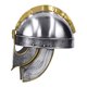 thumbnail image 2 of Casco Viking Wolf de NauticalMart, acero y latón, hecho a mano, 2 of 3
