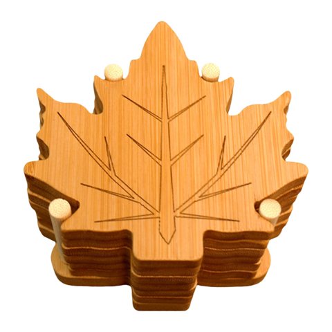 Bothyi - 6 Piezas De Otoño Hojas De Montaña Montaña