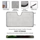 thumbnail image 2 of Loki Parasol para Parabrisas Delantero Protector Plegable, Visera Solar para Auto Bloquea Rayos UV Mantiene tu Vehículo Fresco 130cm*70cm, 2 of 6
