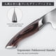 thumbnail image 3 of Cuchillo de chef HOSHANHO japonés de acero inoxidable ultra afilado de 18 cm, 3 of 7