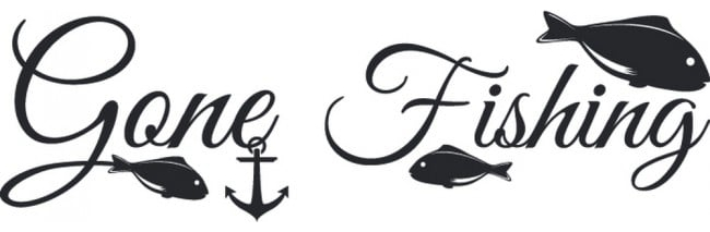 Rienda Libre Graphics - Decomural Gone Fishing Ws-35643