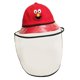 thumbnail image 1 of Sombrero De Doble Protección Para Bebés Con Cubierta Facial A Prueba De Polvo Anti-escupir Rojo-L, 1 of 5