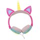 thumbnail image 1 of Auriculares Para Ni?os Con Orejas De Gato Y Unicornio, Diadema LED Intermitente Para Ni?as, Verde Amarillo, 1 of 5