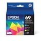 thumbnail image 1 of Cartucho de tinta Epson 69 DuraBrite Ultra Black & Color Combo, 1 of 6