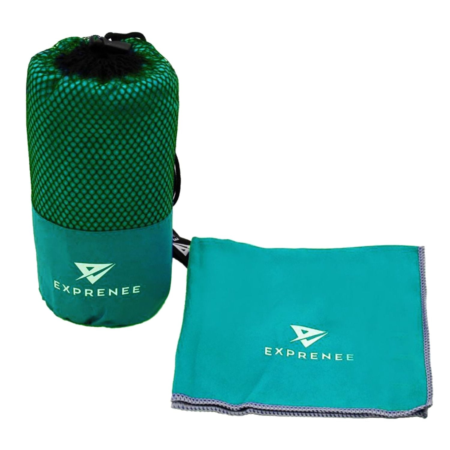 Exprenee - Set 3 Toalla Microfibra Natacion Viaje Trekking Turquesa