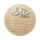 thumbnail image 1 of Letrero De Anuncio De Recién Nacido Con La Palabra "Hola" Para Decoración De Fiesta, Regalo Para Nueva Mamá, Color Blanco, 1 of 5