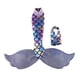 thumbnail image 4 of Mu?eca Vestido De Cola De Sirena Y Cuello En V Halter Top Para Mu?eca Morado Oscuro, 4 of 5