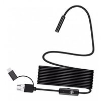 Ioensy - Cámara Endoscópica Portátil De 8 Mm Endoscopio Resistente Al Agua Para Teléfonos Inteligentes Pc 2 M