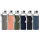 thumbnail image 1 of Botellas de agua de vidrio Epica, reutilizables, 540 ml, juego de 6 con fundas, 1 of 7