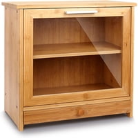 Wakshome - Panera Grande De Bambú Para Encimera De Cocina Contenedor De Pan De 2 Niveles