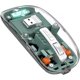 thumbnail image 1 of Mouse Inalámbrico Transparente, Mouse Bluetooth 5.3, Mouse Recargable Ergonómico Con Receptor Usb, Silencioso Click, Ratón 3 Modos(2.4g/5.2/5.2), Ratón Óptico Ajustable Dpi Ratón Para Portátil,pc,mac, 1 of 7