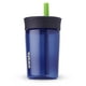 thumbnail image 1 of Vaso Owala Kids de plástico sin BPA, 450 ml, con pajita, azul marino y azul, 1 of 3