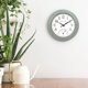 thumbnail image 5 of Reloj de pared La Crosse Clock 20 cm verde salvia con pantalla de temperatura, 5 of 7