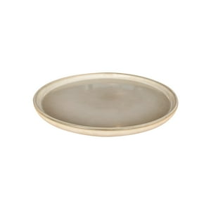 Mova - Set 6 Platos Redondo Ceramica 27 Cm Beige Linea Oslo - ( Tipo Gres )