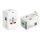 thumbnail image 1 of Adaptador de viaje universal, adaptador de enchufe universal multifunción con 2 puertos USB, Francia, EE. UU., Reino Unido y Australia, adaptador de enchufe todo en uno., 1 of 5