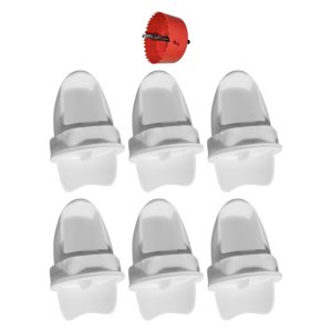 Ioensy - 6 Comederos Para Aves De Corral De Alto Rendimiento, De Primera Calidad, Para Bricolaje, Para Pollos Y Aves.