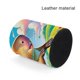 thumbnail image 4 of Capibara-theme Cylinder Pen Holder Pencil Organizer with Flannel Lining PVC Leather Material Cardboard Base for study work 10*8CM, 4 of 6