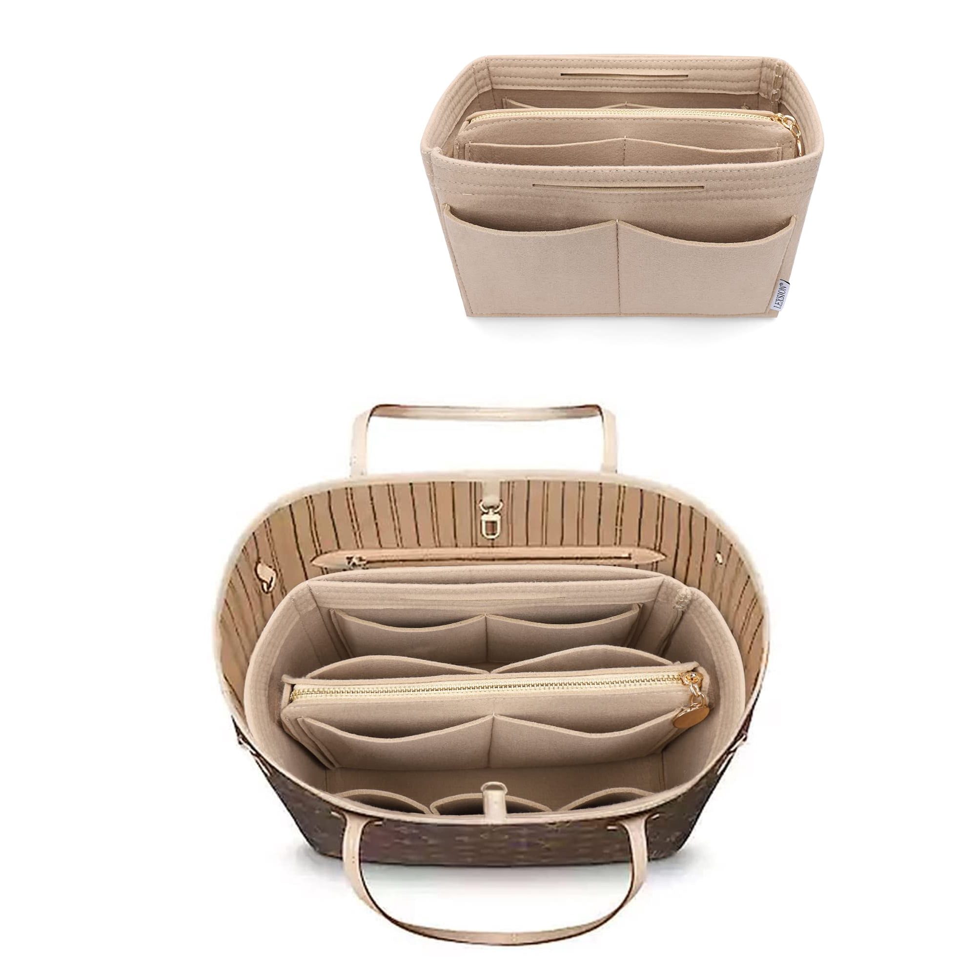 Inserto Organizador De Bolsos Lexsion Felt Para Speedy Neverful