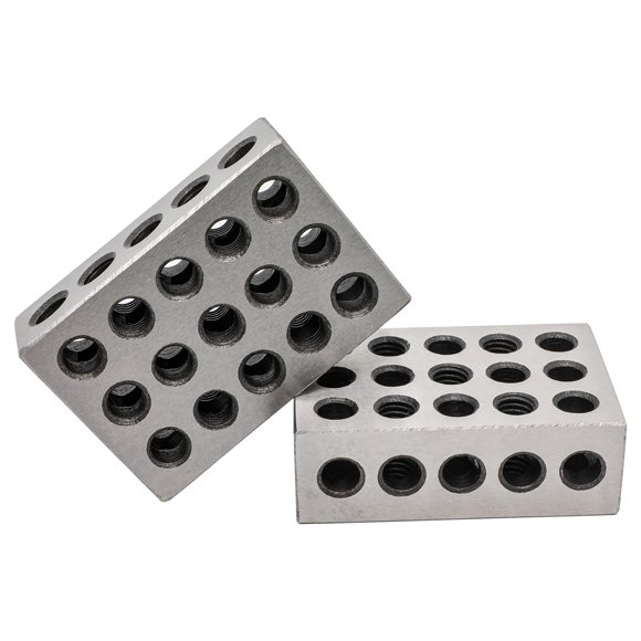 Acero de precisión 1-2-3 123 bloques LLDSIMEX (2 piezas)