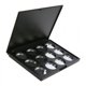 thumbnail image 4 of Caja de paleta magnética vacía de 12 ranuras para maquillaje en polvo con sombra de ojos c / sartenes, 4 of 5