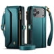 thumbnail image 2 of CaseMe Funda de Cuero para iPhone 17 Pro Max de 6.9 Pulgadas con Billetera [Bloqueo RFID] con Ranura para Billetes con Zíper y 10 Tarjeteros, Correa de Hombro Magnética de Cuero PU Suave para Mujer, 2 of 12