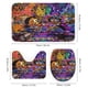 thumbnail image 3 of La película de los Casagrande-theme 4-Piece Shower Curtain Set with Rugs, Waterproof Bathroom Decor Set Includes Bath Mat, U-Shaped Rug, Toilet Lid Cover and Curtain with Hooks, 3 of 6