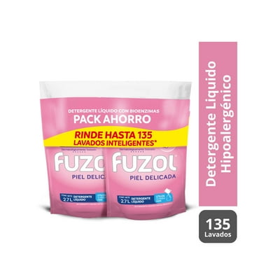 Detergente Líquido Piel Delicada Doypack Pack L G Fuzol